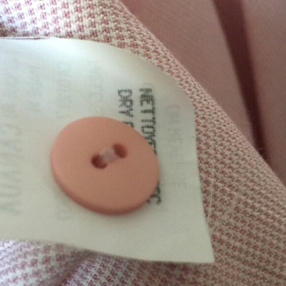 Vintage Le Château Pink Gingham A Line Mini Skirt Size 4 - Picture 8 of 8